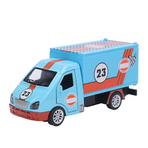 Fafeims Interaktiver Kleiner Container -LKW, Leichtmetallspielzeugmodell für Lernen und Spielzeit Imaginativen Spielen (Blue) von Fafeims