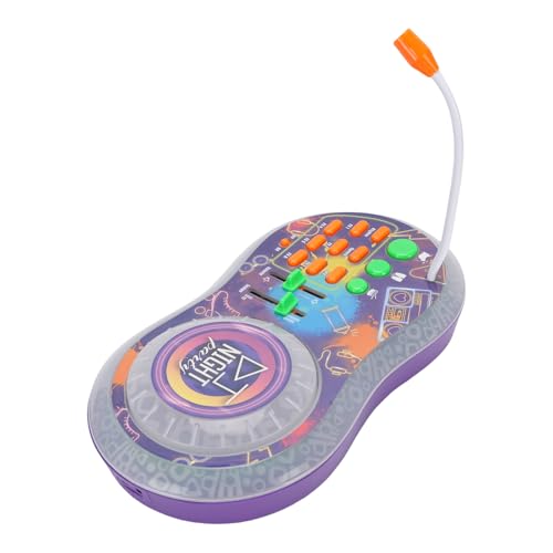 Fafeims Kids DJ Party Mixer Plattentable Toy, Telefon Anschließen DJ Musical Toy Verstellbare Volumen -Soundeffekte von Fafeims