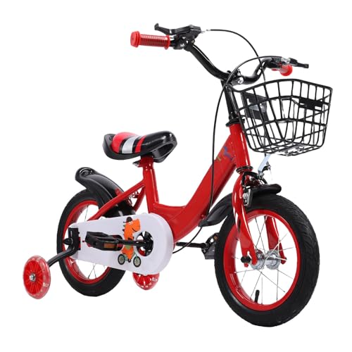Fafeims Kinderfahrrad, Leichte Steuerung, Leicht zu Erlernen, Verstellbarer Sitz, Kinderfahrrad, Geeignet für Im Alter von 3–10 Jahren (14 Zoll) von Fafeims