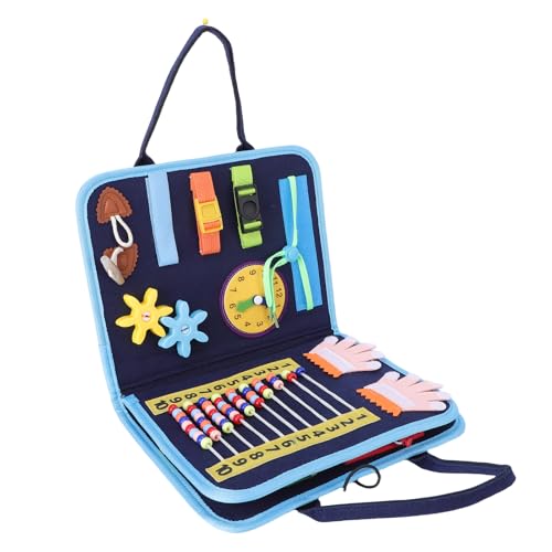 Fafeims Kleinkind -Aktivitätsbuch, Board Sensory Learning Toys für Kleinkinder, Bildungsaktivitätsbuch, Reisespielzeug für Flugzeugfahrzeuge von Fafeims