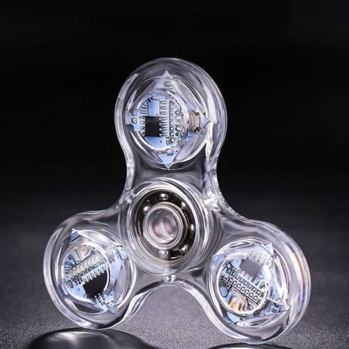 Fafeims LED -Zappel -Spinnspielzeug, 16 LED Lampen, die Sich mit Gyroskopgeschwindigkeit für Spannungsfreisetzung, Konfigurierbares Design, Hoher Transparenzmaterial, Stiller Betrieb, Großartige Fafeims LED -Zappel -Spinnspielzeug, 16 LED Lampen, die Sich mit Gyroskopgeschwindigkeit für Spannungsfreisetzung, Konfigurierbares Design, Hoher Transparenzmaterial, Stiller Betrieb, Großartige von Fafeims