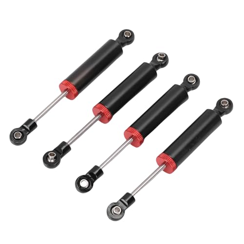 Fafeims Legierungsöldruck von 90 Mm Hoch für 1/10 RC -Autos - Set von 4 Stoßdämpfer für eine Verbesserte Stabilität (Black) von Fafeims