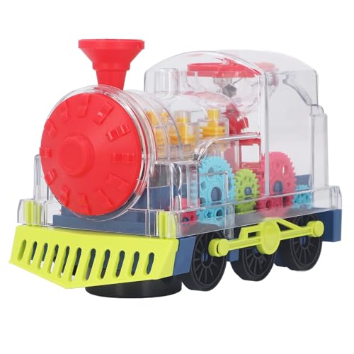 Fafeims Light -up -Zugspielzeug, Electric Gear Early Educational Crawling Spielzeug für Jungen Mädchen Mädchen von Fafeims