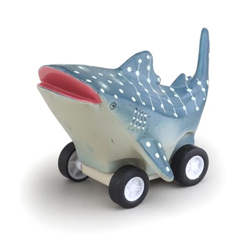 Fafeims Meerestier-Spielzeugauto, Fahrzeug mit Rückzieh-Reibung, Unterwasser-Meerestier-Modell für Kinder Zum Baden und Spielen Am Strand (Walhai) von Fafeims