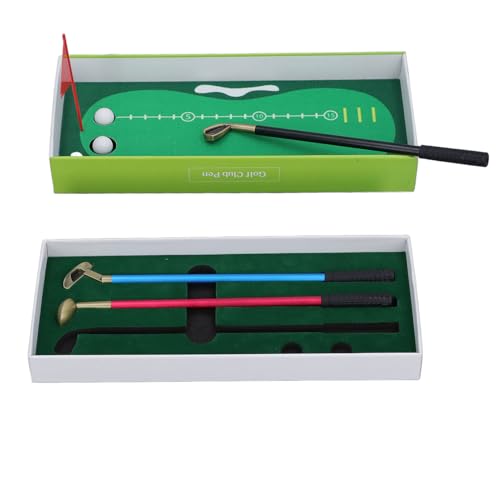 Fafeims Mini -Desktop -Golfstift Set, Erstklassige Materialien, Komplettes Set für Endlose Unterhaltung, Lustiges Schreibtischspiel für Golfliebhaber, Stressabbau und Unterhaltung für von Fafeims