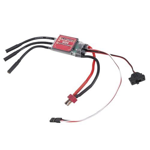 Fafeims Motor ohne Besen 60A Electric Speed Controller bei Reibungsloser ESC für 2847 540 3650 Motor, Unidirektionale Bidirektionale Steuerung für RC -Autoventilatoren Fafeims Motor ohne Besen 60A Electric Speed Controller bei Reibungsloser ESC für 2847 540 3650 Motor, Unidirektionale Bidirektionale Steuerung für RC -Autoventilatoren von Fafeims