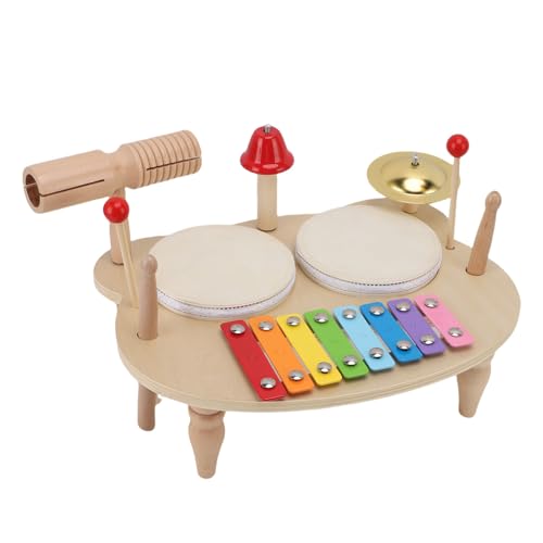 Fafeims Musik Percussion Toy, Pädagogische Set für Mädchen Frühschul- und Skill -Aufbau Fafeims Musik Percussion Toy, Pädagogische Set für Mädchen Frühschul- und Skill -Aufbau von Fafeims