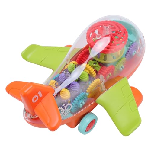Fafeims Musik- und Lichtflugzeugspielzeug -Flugzeug -Spielzeugsimulation Flugzeug Flugzeugmodell mit Musik- und Lichter Transparenter Zahnradstruktur Fafeims Musik- und Lichtflugzeugspielzeug -Flugzeug -Spielzeugsimulation Flugzeug Flugzeugmodell mit Musik- und Lichter Transparenter Zahnradstruktur von Fafeims