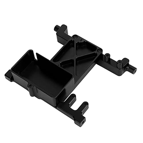 Fafeims Nachhaltiger Aluminium -Legierungsdienst Fixierter Support für SCX6 1/6, Level Zur Installation von RC -serpo Menting RC CAR Enthusiasten (Black) von Fafeims