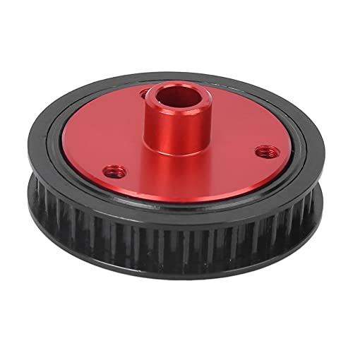 Fafeims Premium -Aluminium -Legierung RC Autogetriebe für Axiale SCX10 Rauschfreies Riemengetriebe Verbessert die Steuerung Rot/Schwarz (Black) von Fafeims