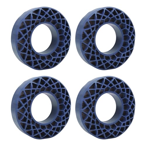 Fafeims RC -Auto -Reifen -Silikoneinsatz, 1,9 Zoll 4pcs Hochfestigkeit Silikon Innenfüller für 1/10 RC -Crawler, Verbesserung und Stabilität auf Felsen Abseits der Straße (Dunkelblau) von Fafeims