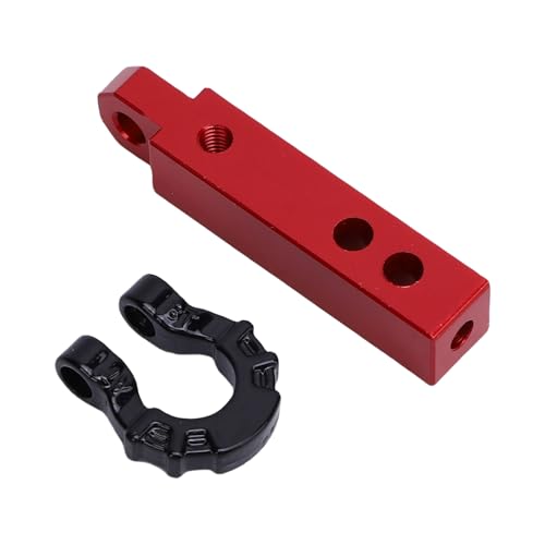Fafeims RC -Autoanhängerkupplung Haltbarer Hochfächer -Legierungschlepphaken für 1/8 1/10 RC Crawler Autos für die Rettung von Szenen (#1) von Fafeims