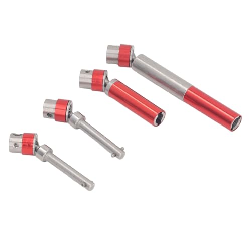Fafeims RC Center Drive-Welle, Leistungsverbesserung, Metallkonstruktion, überlegener Antriebsstrang mit Gezielten Hobbyplus 1/18 4WD CP18P Fernbedienung Auto (Rot) von Fafeims