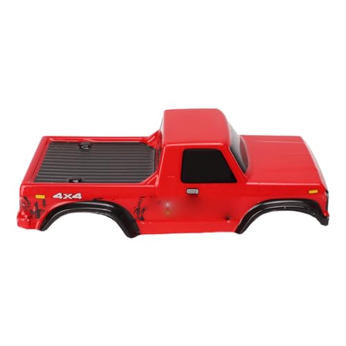 Fafeims RC -Dolonenschalen Wiel 125 Mm Kreis Multioles Circle RC -Zubehör für SCX24 Axial, Gelb, Installationsersatz von Ersatzteilen (Rot) von Fafeims