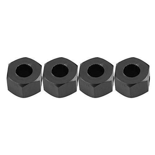 Fafeims RC -Radweiterungsadapter, 8 -mm -Aluminiumrad -Abstandshalterkit für D90 SCX10 1:10 RC Crawler Car Skala Skala (Black) von Fafeims