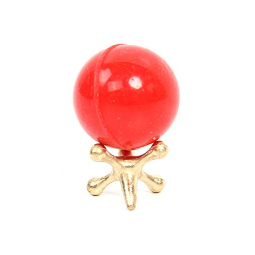 Fafeims Retro Remembrance, Traditioneller Spaß, All-Age Fun Jacks-Spiel mit Ball, Metal Table Brettspiel-Fähigkeitsentwicklung, Vielseitiger Gebrauch für Familienfächergunst (Gold, Silber) von Fafeims