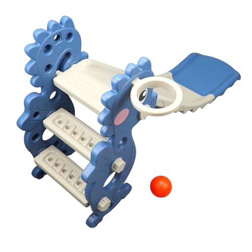 Fafeims Rutschen Indoor-Spielplatzkletterer mit Basketball-Hoop Stall Anti Feiging Design für 1-6 Jahre Alte Mädchen Fafeims Rutschen Indoor-Spielplatzkletterer mit Basketball-Hoop Stall Anti Feiging Design für 1-6 Jahre Alte Mädchen von Fafeims