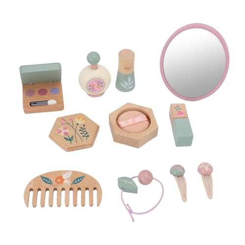 Fafeims Schönheitssalon -Spiel Set, Rollenspiele Make -up -Spielzeugset für Girls Lidschatten, Lippenstift, Parfüm von Fafeims