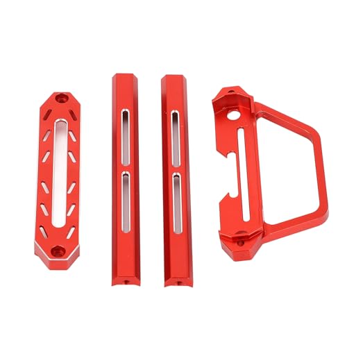 Fafeims Senderschutzrahmen, RC-Funkhalterung aus Aluminiumlegierung, CNC-gefräste Abdeckung für NB4 NB4 Lite, Stoßfester Bildschirmschutz (Rot) von Fafeims