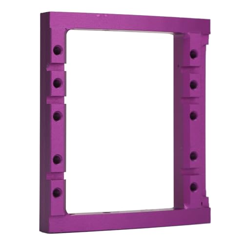 Fafeims Servo Mount Bracket, Aluminiumlegierung Stabile Struktur -Stoßfängermontage für 1/10 RC -Crawler mit TGH Rahmen für SCX10 (Purple) von Fafeims