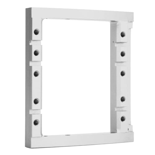 Fafeims Servo Mount Bracket, Aluminiumlegierung Stabile Struktur -Stoßfängermontage für 1/10 RC -Crawler mit TGH Rahmen für SCX10 (Silver) von Fafeims