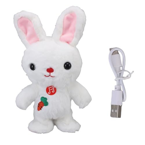 Fafeims Singen Stofftierspielzeug, Interaktiver Walk und Tanz Baby Bunny Plüsch für Komfort und Kuscheln Fafeims Singen Stofftierspielzeug, Interaktiver Walk und Tanz Baby Bunny Plüsch für Komfort und Kuscheln von Fafeims