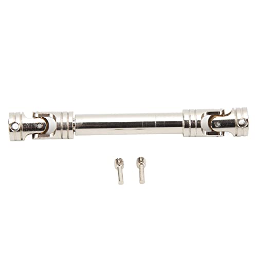 Fafeims Splin -Trainingsbaum in Universellem Stahl für, Einstellbare und Rost -Getriebewelle für RC 1/10 Autos, Silberne Farbe, Umfasst 2 Schrauben (98 mm) von Fafeims