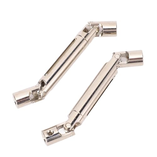Fafeims Stahl -RC -Autoantriebswelle, Fernbedienungsauto -Upgrade Universalgelenk Vorne/mittel-/zurück -Kit für LC79 RC -Auto (Silver) von Fafeims