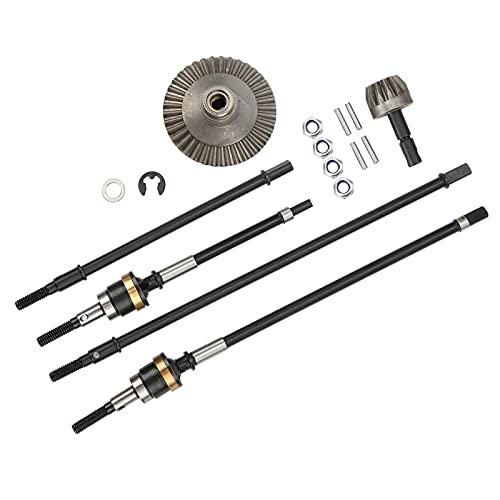 Fafeims Stahl RC Heck-Antriebswelle Achse, 38T-13T-Zahnrad für Axial-Wraith mit Vorderem Heck-Kit, Geeignet für 90018, 90020, 90045, 90048 Fafeims Stahl RC Heck-Antriebswelle Achse, 38T-13T-Zahnrad für Axial-Wraith mit Vorderem Heck-Kit, Geeignet für 90018, 90020, 90045, 90048 von Fafeims