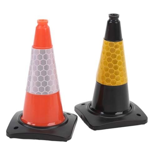 Fafeims Verkehrskegel, 2pcs Reflexionskegel für RC -Autotraining - Plastik -Hindernisverlaufsmarkierungen für Innenrennen Im Innenbereich von Fafeims