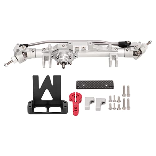 Fafeims Vorderachse in Aluminiumlegierung in Form eines für Axial Wraith 90018 RC -Auto, Teile des Stabilen und Zuverlässigen Front -Update für Crawler RC Enthusiasten (Silver) von Fafeims