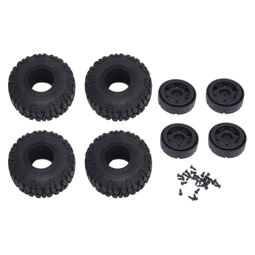 Kompatible RC -Autoradreifen, Verbesserung der Stabilität und Realismus für Axiale SCX24 1/24 Crawler, Einschließlich 4 -Stc -Radreifen mit Hub -Kunststoff für eine Hohe Kompatible RC -Autoradreifen, Verbesserung der Stabilität und Realismus für Axiale SCX24 1/24 Crawler, Einschließlich 4 -Stc -Radreifen mit Hub -Kunststoff für eine Hohe von Fafeims