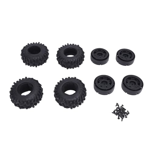 RC -Radreifen Axial SCX24 Leichte Kunststoffreifen mit Radnabe, Einfache Installation für Crawler -Auto von Fafeims