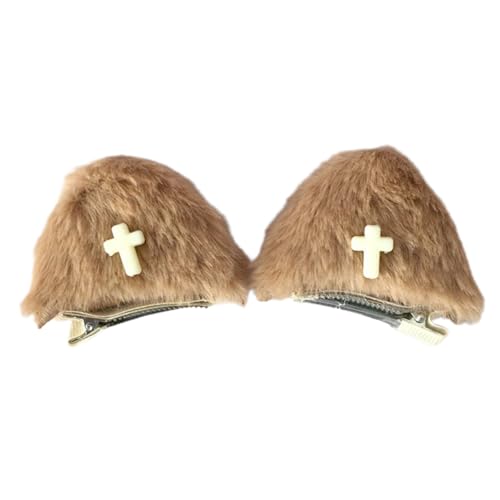 2pcs/set Eventuell Fangen Plüschkatzen Ohrhaarpin Für Frauen Teenager Charme Haarclip Carnivals Party Bangshaarclip 2pcs/set Eventuell Fangen Plüschkatzen Ohrhaarpin Für Frauen Teenager Charme Haarclip Carnivals Party Bangshaarclip von Fahoujs