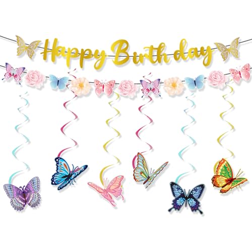 Cake Toppers Set Butterfly Banners Feiertag Farbenfrohe Party Liefert Schmetterlingskuchen Dekorationen Perfekt Für Festivalkuchen Cake Toppers Set Butterfly Banners Feiertag Farbenfrohe Party Liefert Schmetterlingskuchen Dekorationen Perfekt Für Festivalkuchen von Fahoujs