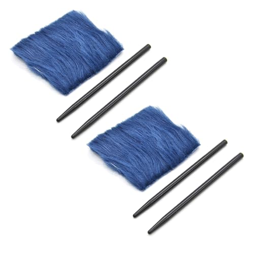 Elektrostatisches Experiment Set 4 Reibungsstock Und 2 Pelz Pad Physics Experiment Versorgung Für Schullabors Und Unterricht von Fahoujs