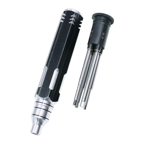 Fahoujs 4 Größe Head Hexagonal ScreverDriver Kits Mit Ergonomischem Für Fernbedienungsmodell Flugzeug Hubschrauber Projekt Reparaturpockt Größe Model Toolkits von Fahoujs