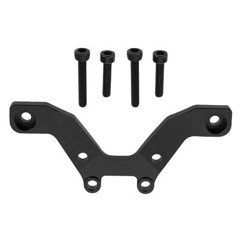 Fahoujs Aluminiumlegierung Vordere Stoßturmplatte Für 1/18 Typhon 380 Auto Schwarz Upgrade Teile Schutzhalterung von Fahoujs