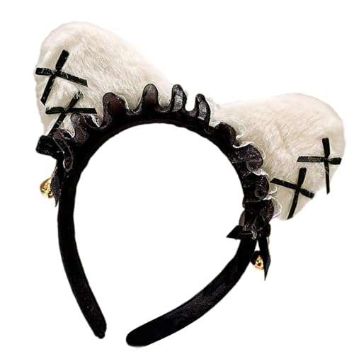 Fahoujs Anime Hairhoop Spitzen Katzen Ohrhaarband Mit Glocken Bogenknoten Geburtstagsfeier Kostüm Haarhoop Frauen Themen Party Kopfbedeckungen Fahoujs Anime Hairhoop Spitzen Katzen Ohrhaarband Mit Glocken Bogenknoten Geburtstagsfeier Kostüm Haarhoop Frauen Themen Party Kopfbedeckungen von Fahoujs
