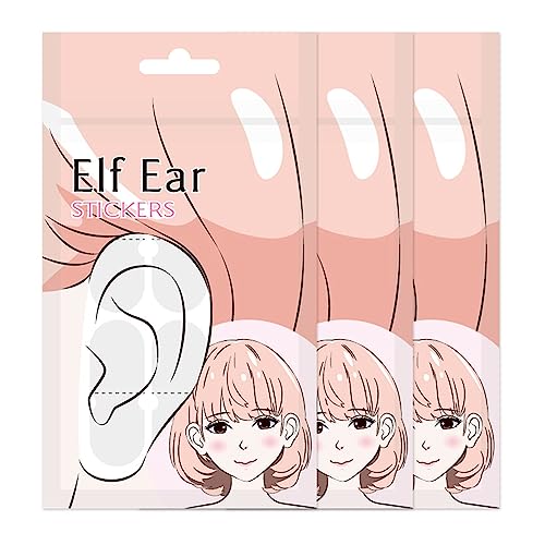 Fahoujs Cosplay Elfenohren Kostüm Maskerade Zubehör DIY hervorstehende Ohren große Ohren für kleinere Gesichts-Styling-Ohr-Patches von Fahoujs