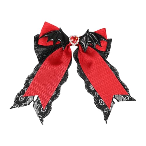Fahoujs Cosplay Haarclip Neuheit Fledermausflügel Spitze Bögen Barrettes Party Kopfbedeckung Anime Girl Hair Grip Halloween Thema Kopfstück Kopfstück Fahoujs Cosplay Haarclip Neuheit Fledermausflügel Spitze Bögen Barrettes Party Kopfbedeckung Anime Girl Hair Grip Halloween Thema Kopfstück Kopfstück von Fahoujs