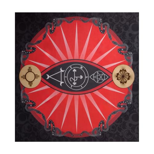 Fahoujs Divinations Tischdecke Symbol Schlange Astrologie Tarotkarte Tischdecke Altars Stoff Göttlichkeit Brettspiel Accessoire von Fahoujs