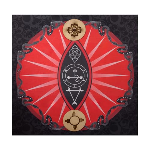 Fahoujs Divinations Tischdecke Symbol Schlange Astrologie Tarotkarte Tischdecke Altars Stoff Göttlichkeit Brettspiel Accessoire von Fahoujs
