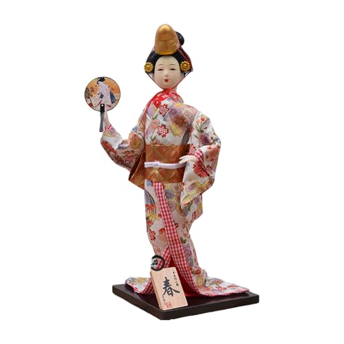 Fahoujs Exquisites 30 cm Japanische Kimono Puppen Handwerk Japanische Geisha Puppen Folk Für Kulturelle Enthusiasten Einzigartige Geschenksuchende Fahoujs Exquisites 30 cm Japanische Kimono Puppen Handwerk Japanische Geisha Puppen Folk Für Kulturelle Enthusiasten Einzigartige Geschenksuchende von Fahoujs