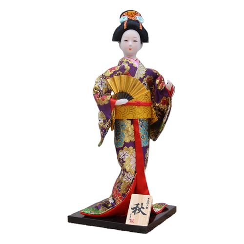 Fahoujs Exquisites 30 cm Japanische Kimono Puppen Handwerk Japanische Geisha Puppen Folk Für Kulturelle Enthusiasten Einzigartige Geschenksuchende Fahoujs Exquisites 30 cm Japanische Kimono Puppen Handwerk Japanische Geisha Puppen Folk Für Kulturelle Enthusiasten Einzigartige Geschenksuchende von Fahoujs
