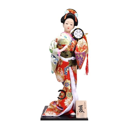 Fahoujs Exquisites 30 cm Japanische Kimono Puppen Handwerk Japanische Geisha Puppen Folk Für Kulturelle Enthusiasten Einzigartige Geschenksuchende Fahoujs Exquisites 30 cm Japanische Kimono Puppen Handwerk Japanische Geisha Puppen Folk Für Kulturelle Enthusiasten Einzigartige Geschenksuchende von Fahoujs