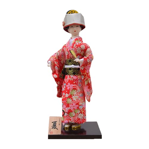 Fahoujs Exquisites 30 cm Japanische Kimono Puppen Handwerk Japanische Geisha Puppen Folk Für Kulturelle Enthusiasten Einzigartige Geschenksuchende Fahoujs Exquisites 30 cm Japanische Kimono Puppen Handwerk Japanische Geisha Puppen Folk Für Kulturelle Enthusiasten Einzigartige Geschenksuchende von Fahoujs