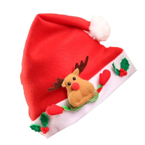 Fahoujs Festives Weihnachtshüte Weiche Acrylkomforthüte Unisex Holiday Wear Für Urlaubsfeiern Fahoujs Festives Weihnachtshüte Weiche Acrylkomforthüte Unisex Holiday Wear Für Urlaubsfeiern von Fahoujs