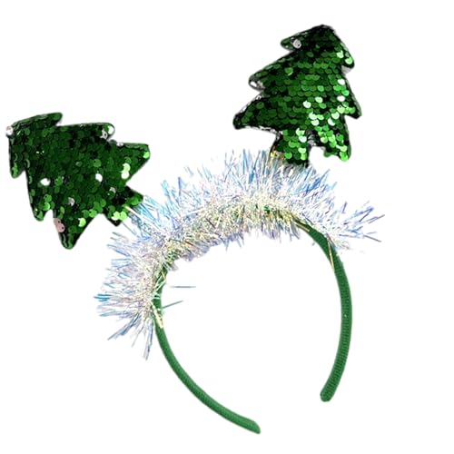 Fahoujs Glitzergrüne Pailletten Kopfbedeckungen Kinder Weihnachtshaarband Weihnachtsbaum Kopfbedeckung Für Weihnachtsfeierlichkeiten Fahoujs Glitzergrüne Pailletten Kopfbedeckungen Kinder Weihnachtshaarband Weihnachtsbaum Kopfbedeckung Für Weihnachtsfeierlichkeiten von Fahoujs
