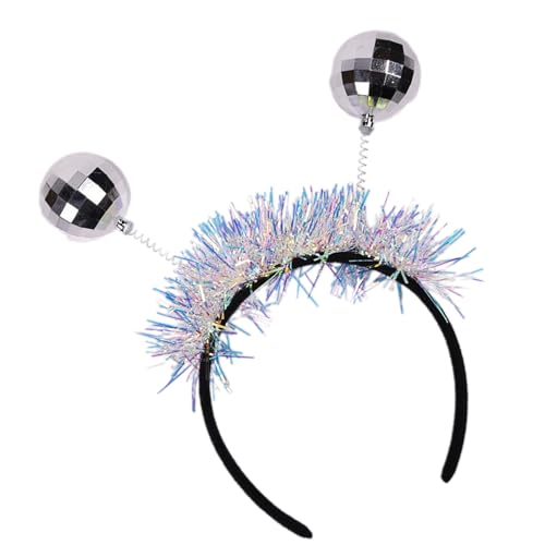 Fahoujs Glitzernde Disco Ball Hairhoop Haarstyling Accessoire Kopfstück Bequemes Haarband Für Nacht Event Themenpartys Requisiten Disco Spiegel Ball Haarband Fahoujs Glitzernde Disco Ball Hairhoop Haarstyling Accessoire Kopfstück Bequemes Haarband Für Nacht Event Themenpartys Requisiten Disco Spiegel Ball Haarband von Fahoujs